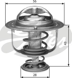 Gates TH31388G1 - Termostato, Refrigerante autozon.pro