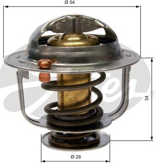 Gates TH31788G1 - Termostato, Refrigerante autozon.pro