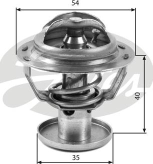 Gates TH32387G1 - Termostato, Refrigerante autozon.pro