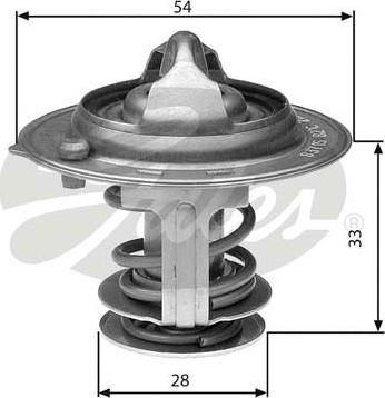 Gates TH29888G1 - Termostato, Refrigerante autozon.pro