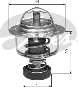 Gates TH29782G1 - Termostato, Refrigerante autozon.pro