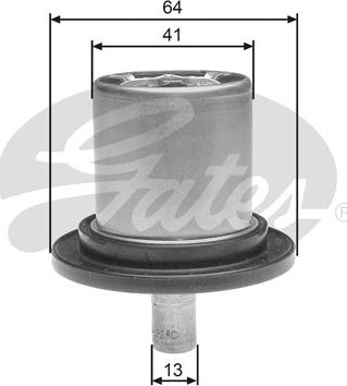 Gates TH25882G1 - Termostato, Refrigerante autozon.pro