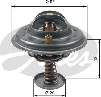 Gates TH27680G1 - Termostato, Refrigerante autozon.pro