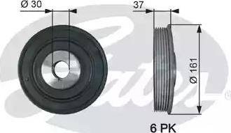 Gates TVD1002 - Puleggia cinghia, Albero a gomiti autozon.pro