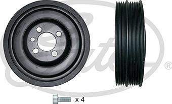 Gates TVD1018A - Puleggia cinghia, Albero a gomiti autozon.pro