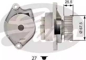 BOSCH 1 987 949 716 - Pompa acqua autozon.pro