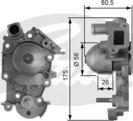 Gates Z80495 - Pompa acqua autozon.pro