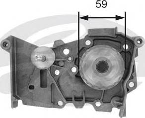 Gates Z80498 - Pompa acqua autozon.pro