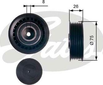 GATES-AU 39144 - Galoppino / Guidacinghia, Cinghia Poly-V autozon.pro