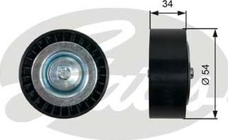 GATES-AU 36454 - Galoppino / Guidacinghia, Cinghia Poly-V autozon.pro