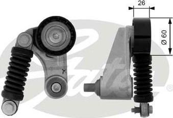 GATES-AU 38457 - Tendicinghia, Cinghia Poly-V autozon.pro