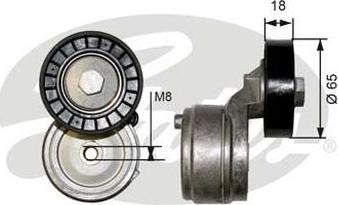 GATES-AU 38652 - Tendicinghia, Cinghia Poly-V autozon.pro