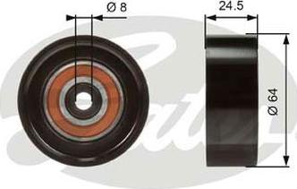 GATES-AU 38097 - Galoppino / Guidacinghia, Cinghia Poly-V autozon.pro