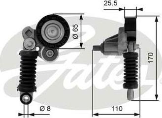 GATES-AU 38348 - Tendicinghia, Cinghia Poly-V autozon.pro