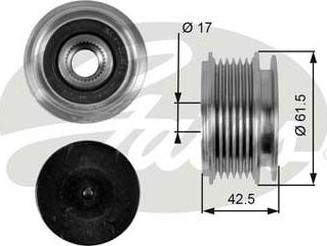 GATES-AU OAP7047 - Puleggia cinghia, Alternatore autozon.pro