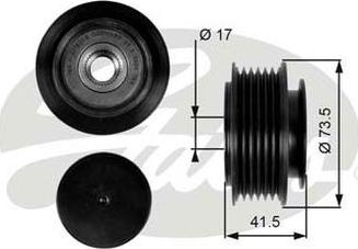 GATES-AU OAP7068 - Puleggia cinghia, Alternatore autozon.pro