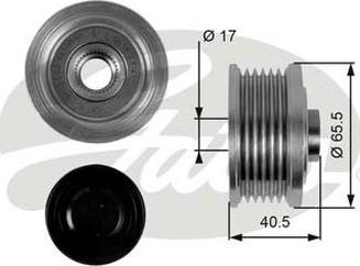 GATES-AU OAP7032 - Puleggia cinghia, Alternatore autozon.pro