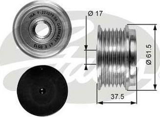 GATES-AU OAP7075 - Puleggia cinghia, Alternatore autozon.pro