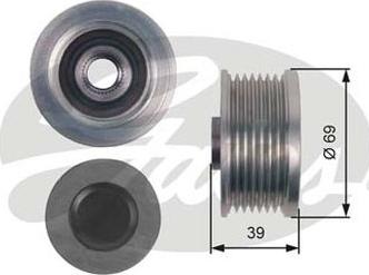 GATES-AU OAP7149 - Puleggia cinghia, Alternatore autozon.pro