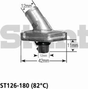 GATES-AU ST126-180 - Termostato, Refrigerante autozon.pro