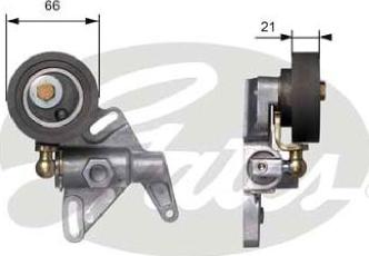 GATES-AU T41110 - Tendicinghia, Cinghia dentata autozon.pro