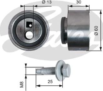 GATES-AU T41139 - Rullo tenditore, Cinghia dentata autozon.pro