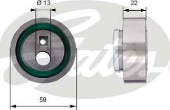 GATES-AU T41129 - Rullo tenditore, Cinghia dentata autozon.pro