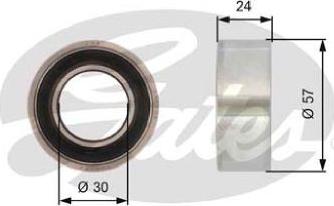 GATES-AU T41121 - Rullo tenditore, Cinghia dentata autozon.pro