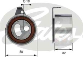 GATES-AU T41313 - Rullo tenditore, Cinghia dentata autozon.pro