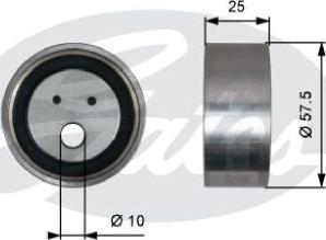 GATES-AU T41321 - Rullo tenditore, Cinghia dentata autozon.pro