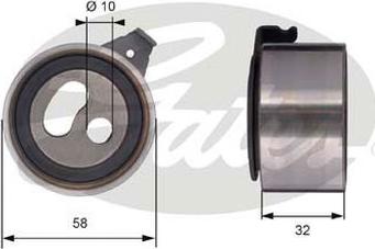 GATES-AU T41296 - Rullo tenditore, Cinghia dentata autozon.pro