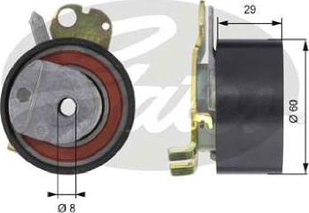 GATES-AU T43051 - Rullo tenditore, Cinghia dentata autozon.pro