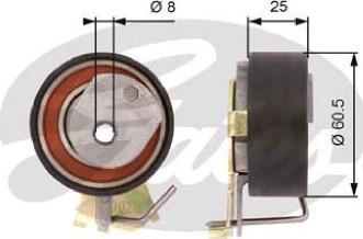 GATES-AU T43023 - Rullo tenditore, Cinghia dentata autozon.pro