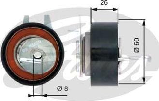 GATES-AU T43199 - Rullo tenditore, Cinghia dentata autozon.pro