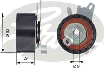 GATES-AU T43145 - Rullo tenditore, Cinghia dentata autozon.pro