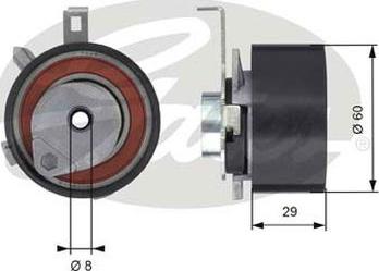 GATES-AU T43115 - Rullo tenditore, Cinghia dentata autozon.pro