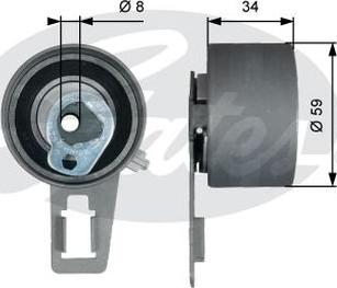 GATES-AU T43180 - Tendicinghia, Cinghia dentata autozon.pro