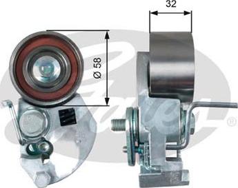 GATES-AU T43133 - Tendicinghia, Cinghia dentata autozon.pro