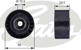 GATES-AU T42036 - Galoppino / Guidacinghia, Cinghia dentata autozon.pro