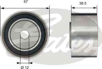 GATES-AU T42173 - Galoppino / Guidacinghia, Cinghia dentata autozon.pro