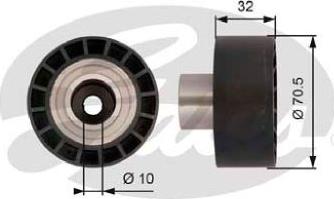 GATES-AU T42207 - Galoppino / Guidacinghia, Cinghia dentata autozon.pro