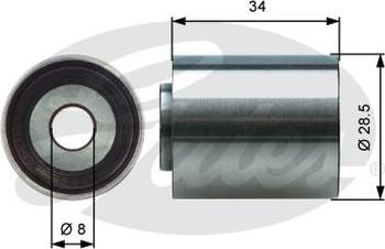 GATES-AU T42220 - Galoppino / Guidacinghia, Cinghia dentata autozon.pro