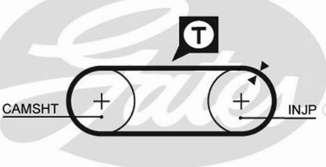 GATES-AU T082 - Cinghia dentata autozon.pro