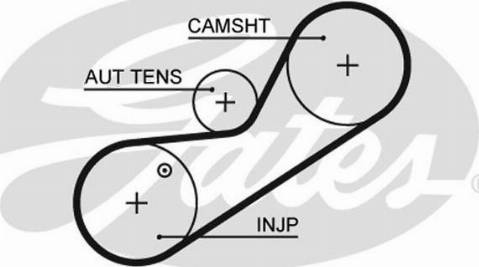GATES-AU T1513 - Cinghia dentata autozon.pro
