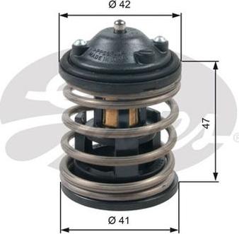 GATES-AU TH47487G1 - Termostato, Refrigerante autozon.pro