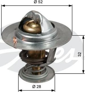 GATES-AU TH50292G1 - Termostato, Refrigerante autozon.pro