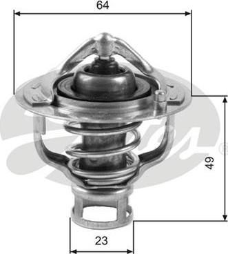 GATES-AU TH04082 - Termostato, Refrigerante autozon.pro