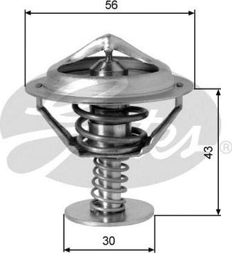 GATES-AU TH05382G1 - Termostato, Refrigerante autozon.pro