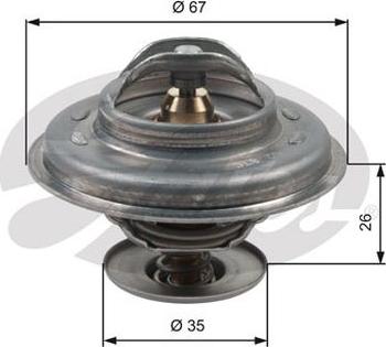 GATES-AU TH11687G1 - Termostato, Refrigerante autozon.pro