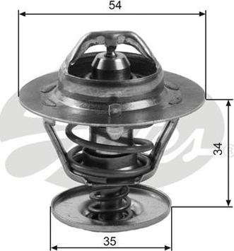 GATES-AU TH11383G1 - Termostato, Refrigerante autozon.pro